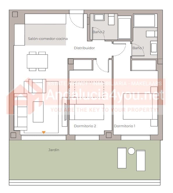 2 sovrum Lägenhet till salu i Caleta de Velez med pool garage - 268 000 € (Ref: 7627496)