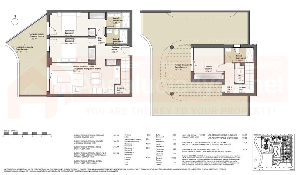 2 sypialnia Penthouse na sprzedaż w Torrox-Costa z basenem - 502 000 € (Ref: 9098969)