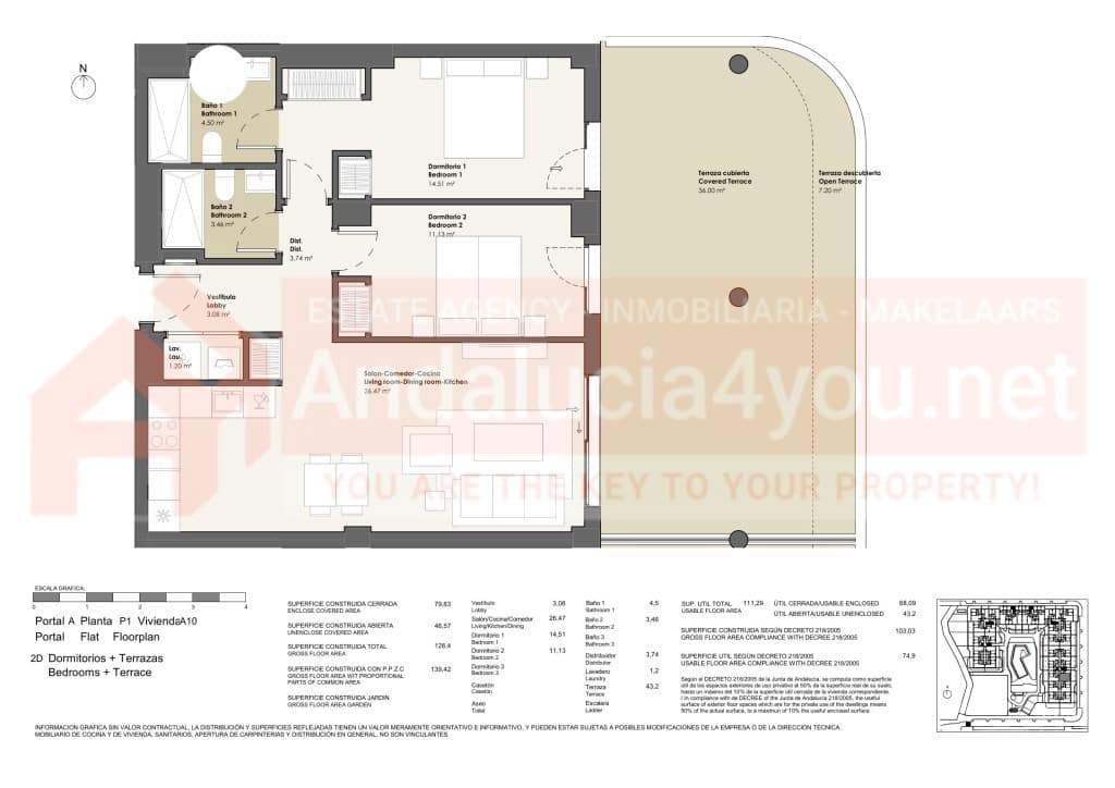 2 bedroom Apartment for sale in Torrox-Costa with pool - € 359,000 (Ref: 9098970)