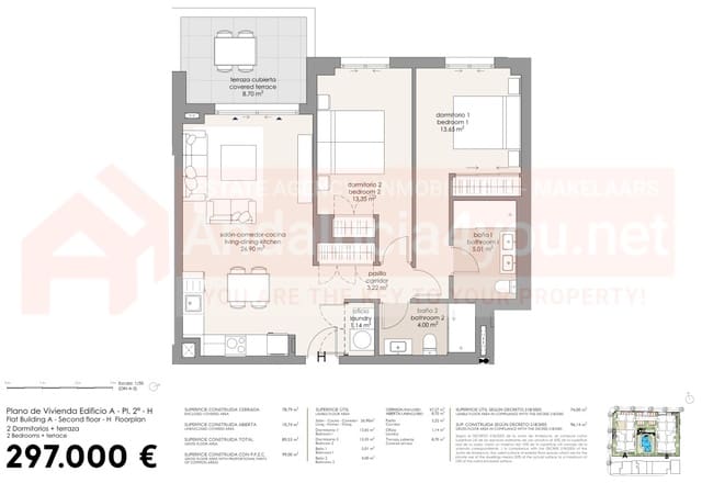 2 Zimmer Apartment zu verkaufen in Algarrobo Costa, Algarrobo mit Pool - 297.000 € (Ref: 9102800)