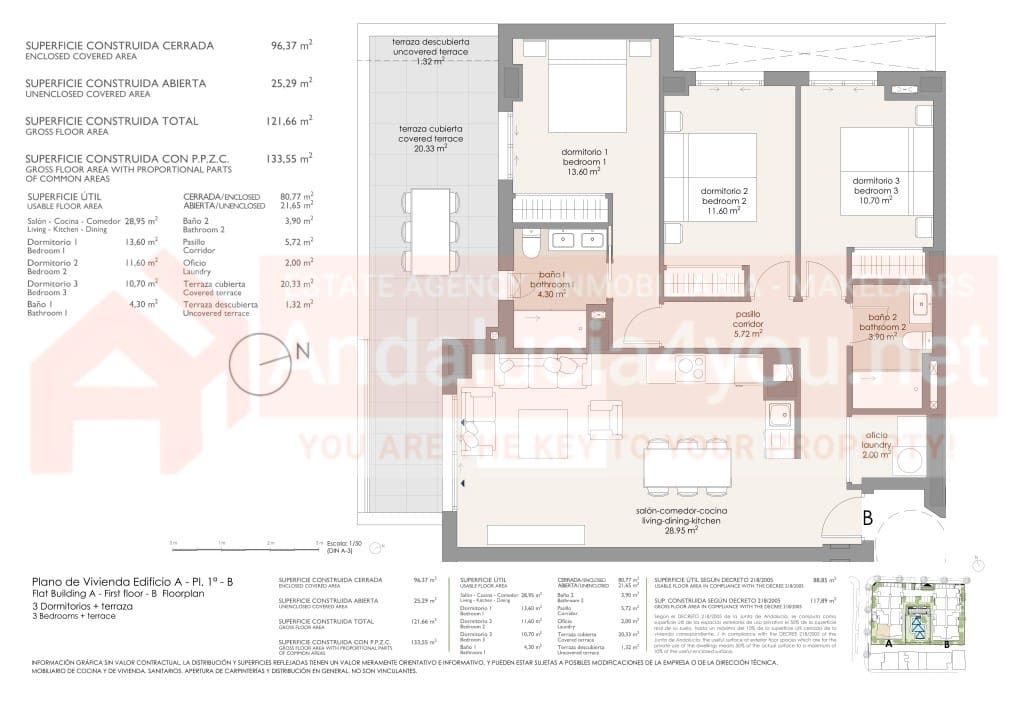 3 chambre Appartement à vendre à Algarrobo Costa avec piscine - 328 900 € (Ref: 9102801)