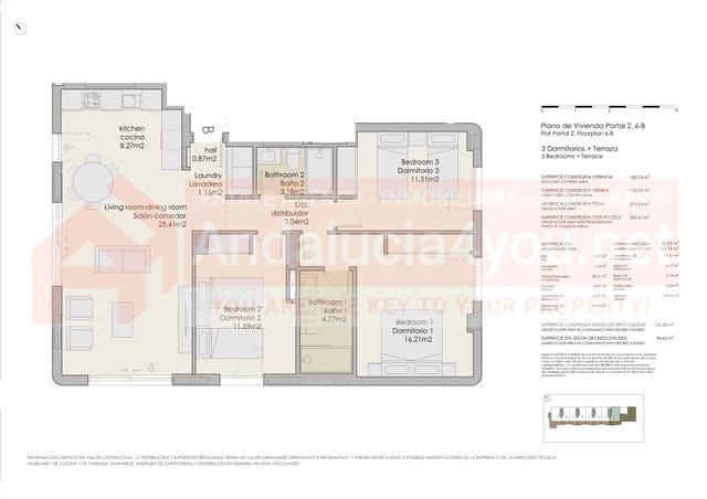3 slaapkamer Penthouse te koop in Torre del Mar, Vélez-Málaga met zwembad garage - € 650.000 (Ref: 9199341)