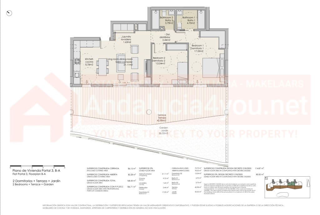 3 soveværelse Lejlighed til salg i Torre del Mar med swimmingpool garage - € 426.000 (Ref: 9199343)