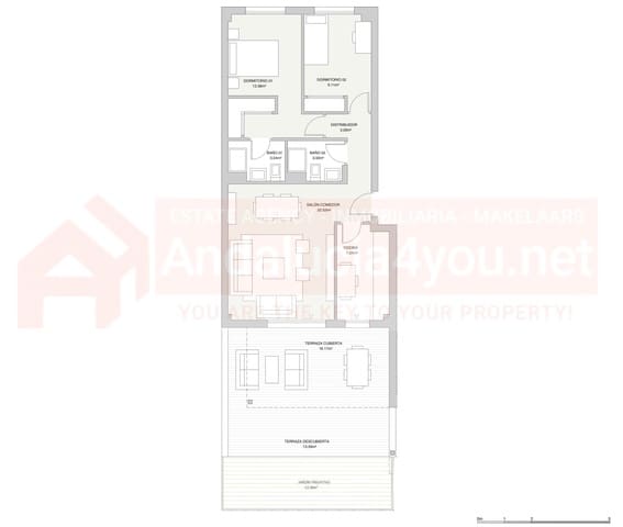 2 soveværelse Lejlighed til salg i Torre del Mar, Vélez-Málaga med swimmingpool - € 299.999 (Ref: 9518505)