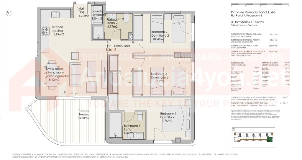 2 bedroom Apartment for sale in Torre del Mar with pool garage - € 456,000 (Ref: 9785116)