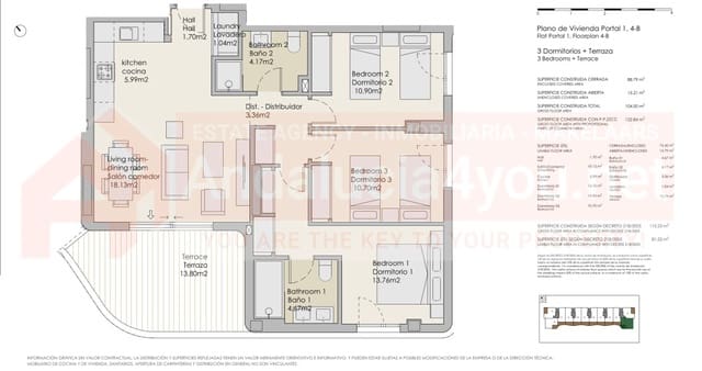 2 bedroom Apartment for sale in Torre del Mar, Vélez-Málaga with pool garage - € 456,000 (Ref: 9785116)