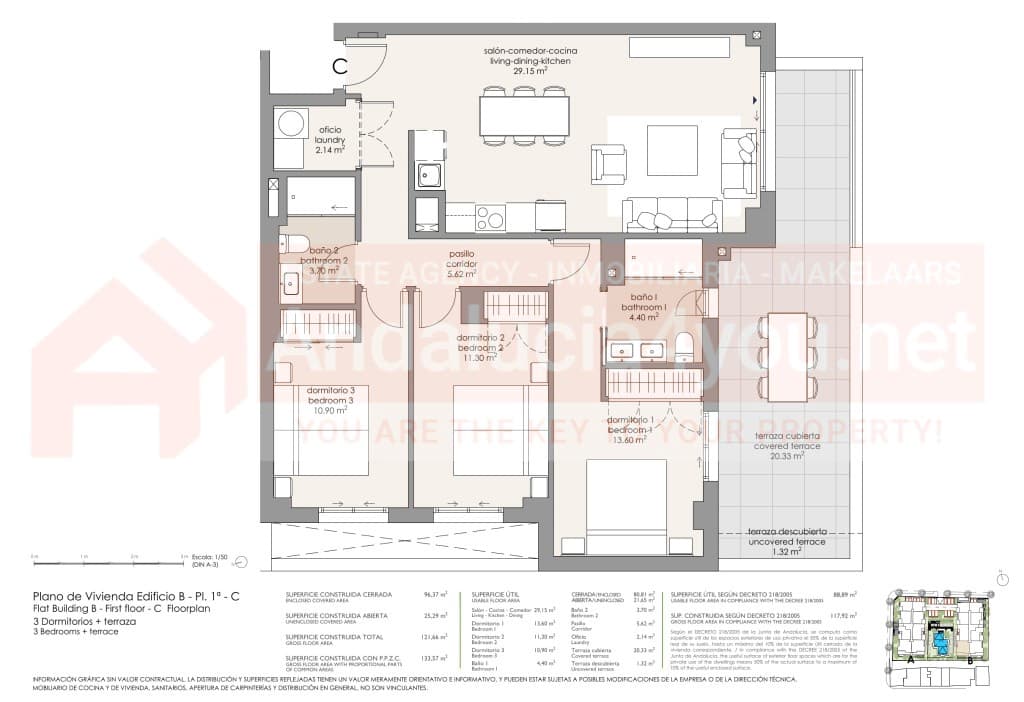 3 quarto Apartamento para venda em Algarrobo Costa com piscina - 336 000 € (Ref: 9785117)