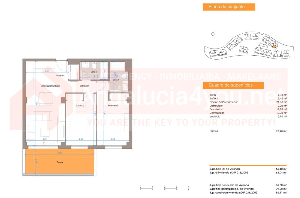 2 sovrum Lägenhet till salu i Caleta de Velez med pool garage - 274 000 € (Ref: 9857604)