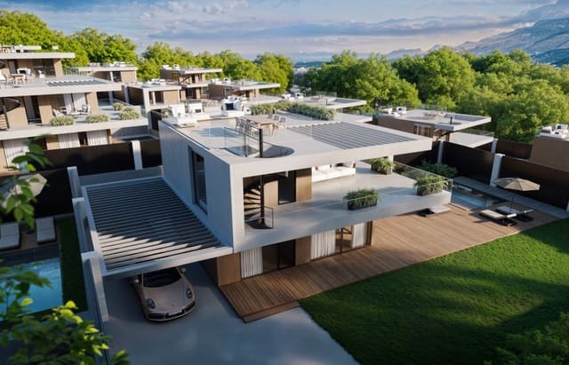 Chalet de 3 habitaciones en Polop en venta con piscina garaje - 482.121 € (Ref: 10002384)