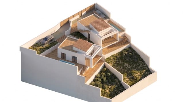 3 soveværelse Villa til salg i Barranco Hondo, La Nucia med swimmingpool garage - € 590.000 (Ref: 10009687)