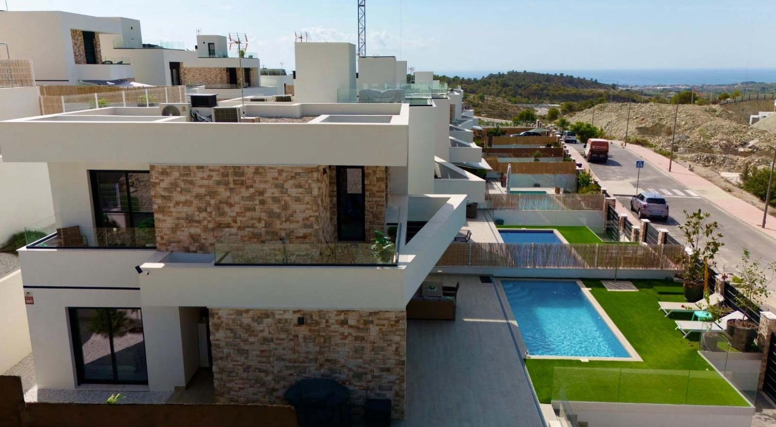3 camera da letto Villa da affittare in Finestrat con piscina garage - 3.500 € (Rif: 10026218)