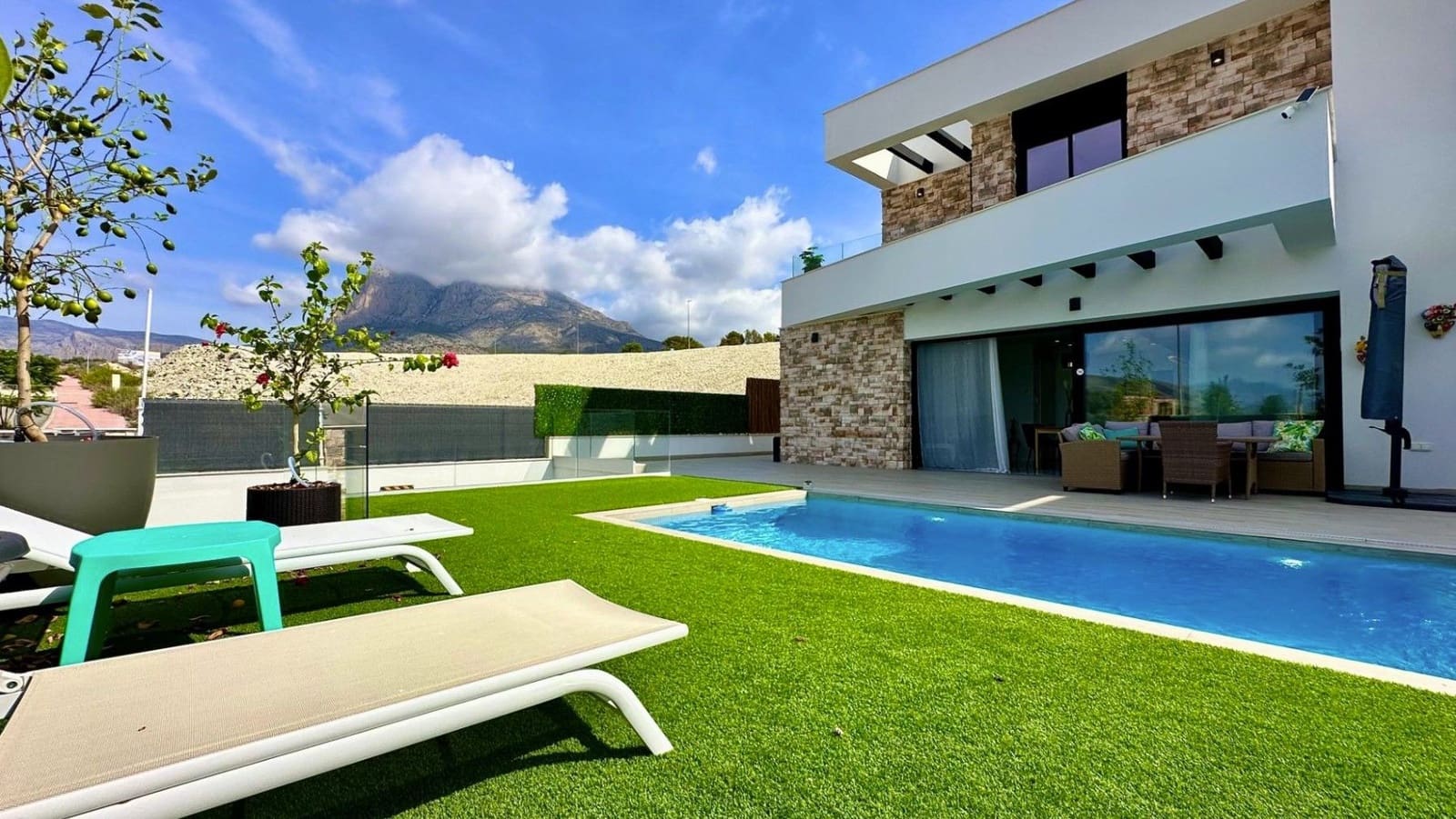 3 camera da letto Villa da affittare in Finestrat con piscina garage - 3.500 € (Rif: 10026218)