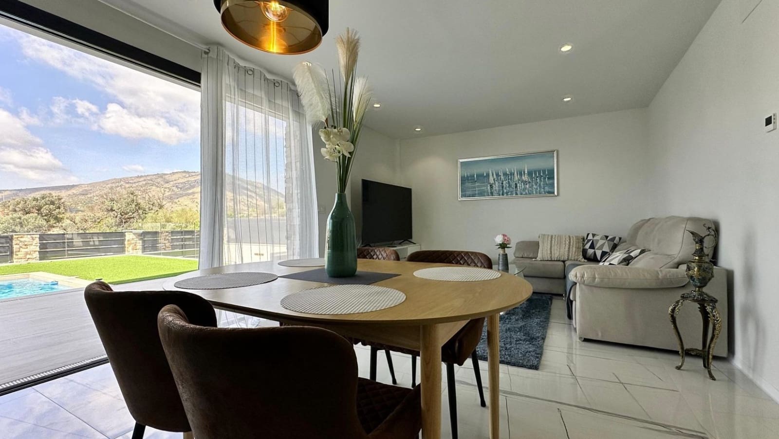 3 camera da letto Villa da affittare in Finestrat con piscina garage - 3.500 € (Rif: 10026218)