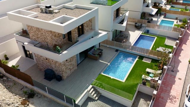 Villa/Maison de 3 chambres à louer à Balcón de Finestrat - Terra Marina, Finestrat avec piscine garage - 3 500 € (Ref: 10026218)