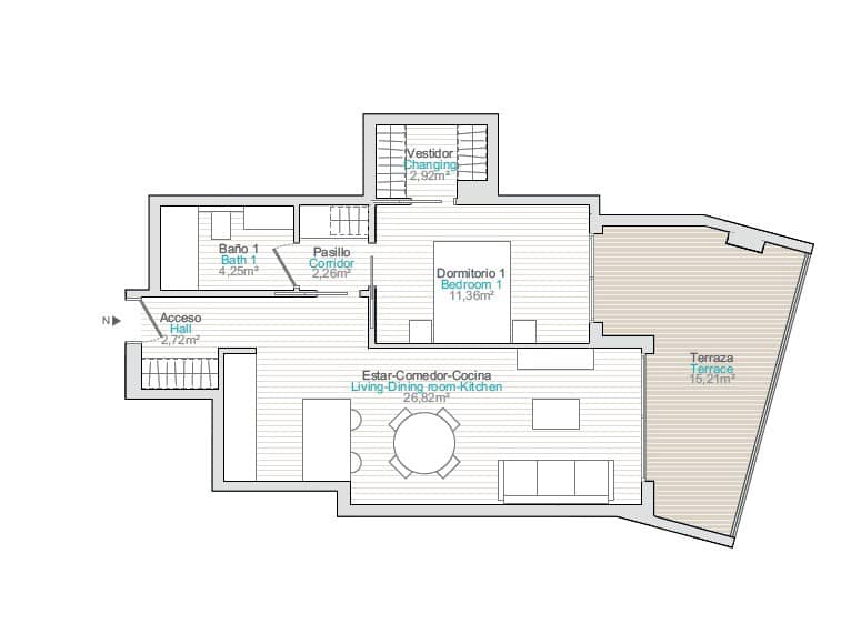 1 slaapkamer Appartement te koop in La Villajoyosa / Vila Joiosa met zwembad garage - € 350.000 (Ref: 10029710)