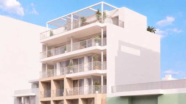 1 makuuhuone Huoneisto myytävänä paikassa Platja Vila Joiosa - Platja de Torres, La Villajoyosa / Vila Joiosa mukana uima-altaan 
autotalli - 254 000 € (Ref: 10029711)
