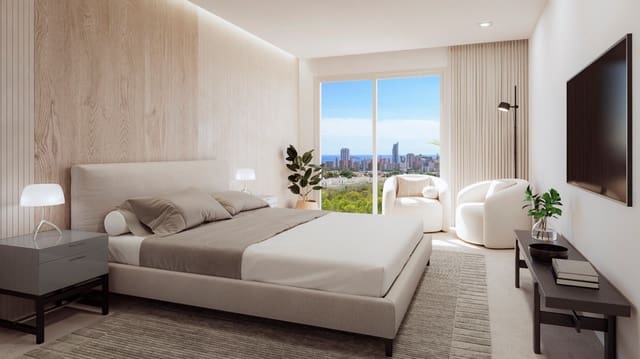 2 quarto Apartamento para venda em Golf Bahía, Finestrat com piscina - 409 000 € (Ref: 10037707)
