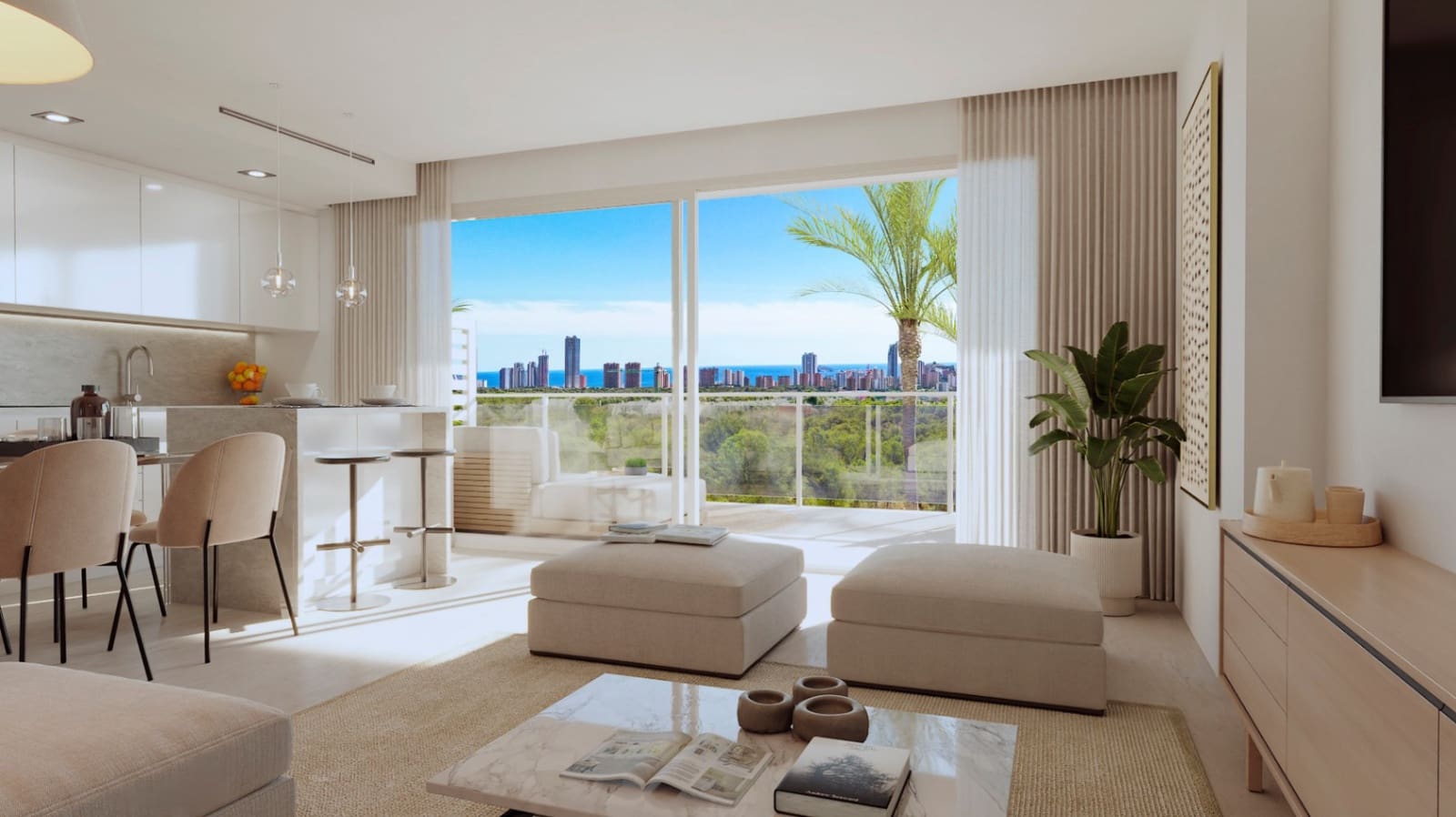 2 quarto Apartamento para venda em Finestrat com piscina - 409 000 € (Ref: 10037707)