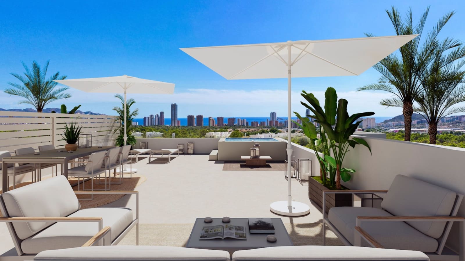 2 quarto Apartamento para venda em Finestrat com piscina - 409 000 € (Ref: 10037707)