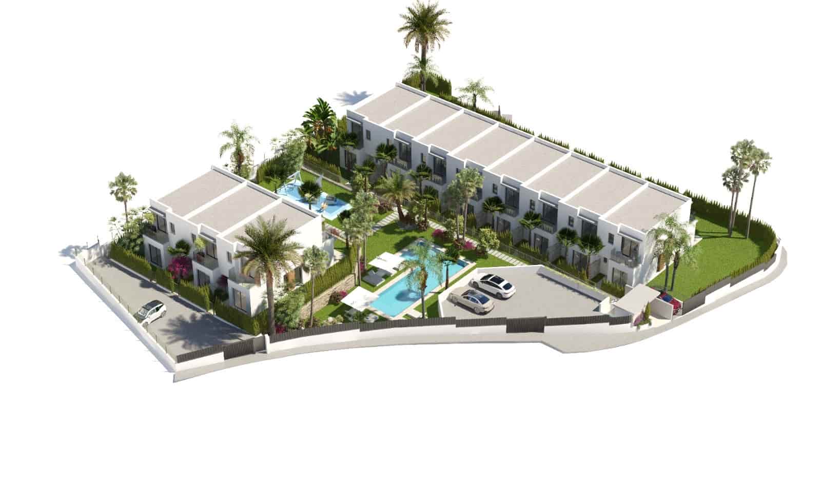 3 Zimmer Reihenhaus zu verkaufen in Finestrat mit Pool Garage - 525.000 € (Ref: 10095570)