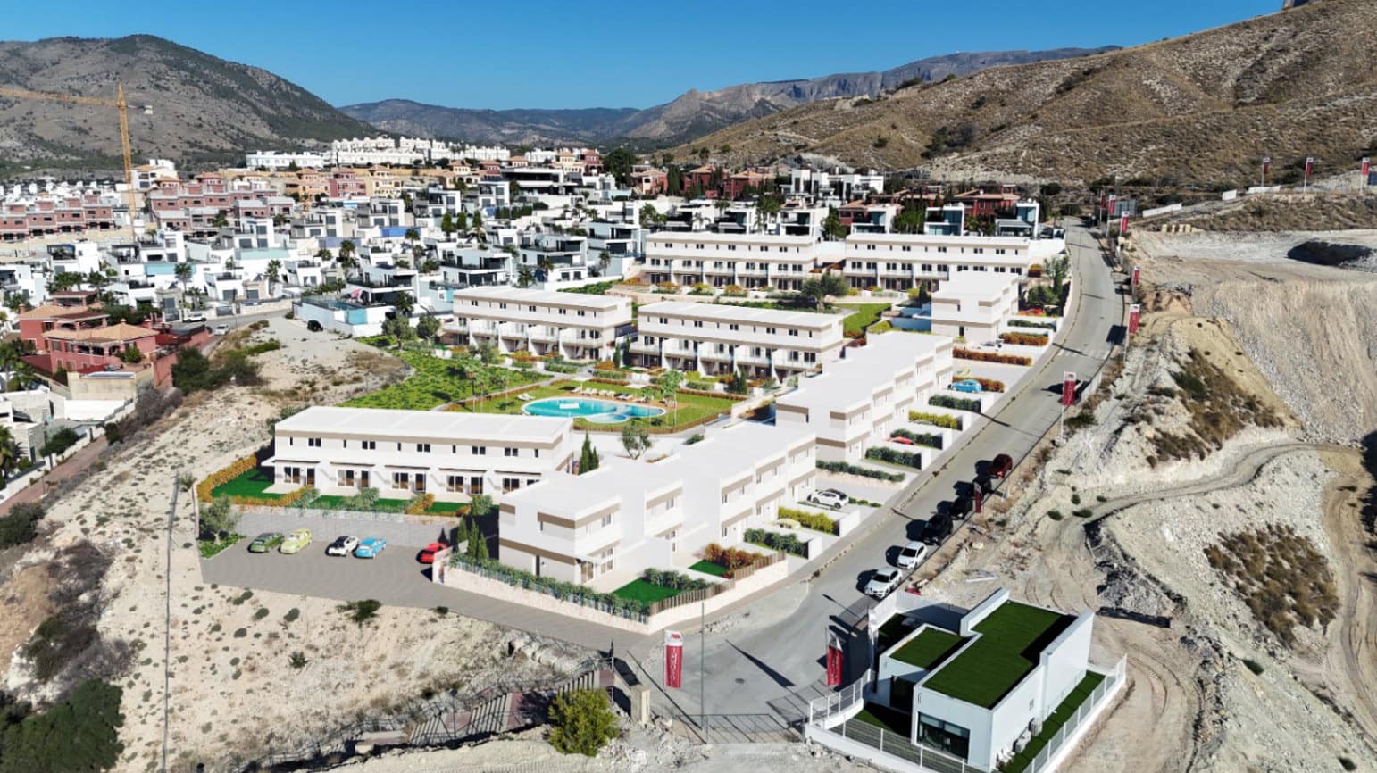Adosado de 3 habitaciones en Finestrat en venta con piscina garaje - 430.000 € (Ref: 10114630)