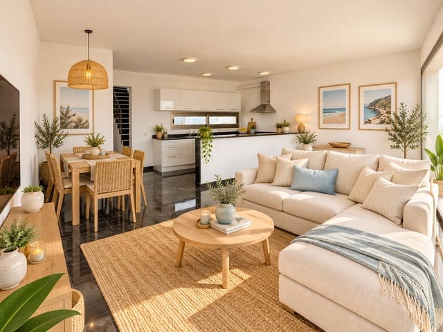 3 soveværelse Byhus til salg i Calpe / Calp med swimmingpool garage - € 489.000 (Ref: 10162508)