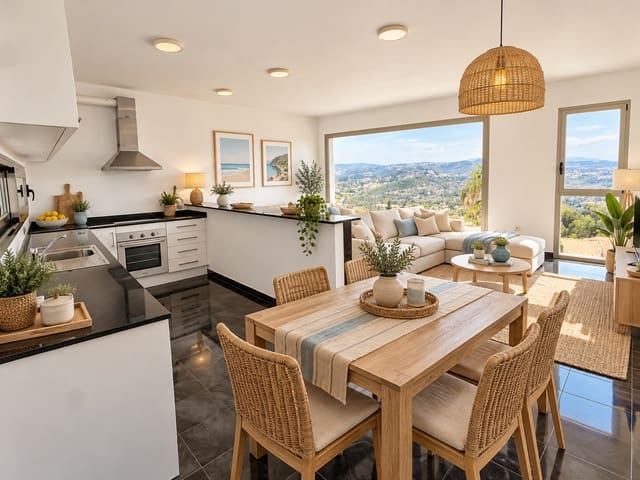 3 soveværelse Byhus til salg i Calpe / Calp med swimmingpool garage - € 489.000 (Ref: 10162508)