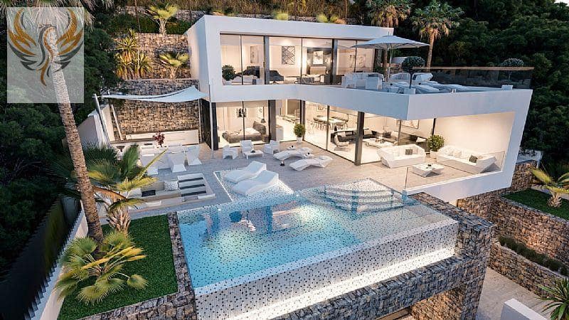 4 sypialnia Willa na sprzedaż w Calpe / Calp z basenem garażem - 1 690 000 € (Ref: 7475147)