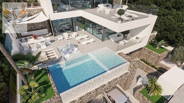 4 Zimmer Villa zu verkaufen in Gargasindi, Calpe / Calp mit Pool Garage - 1.690.000 € (Ref: 7475147)