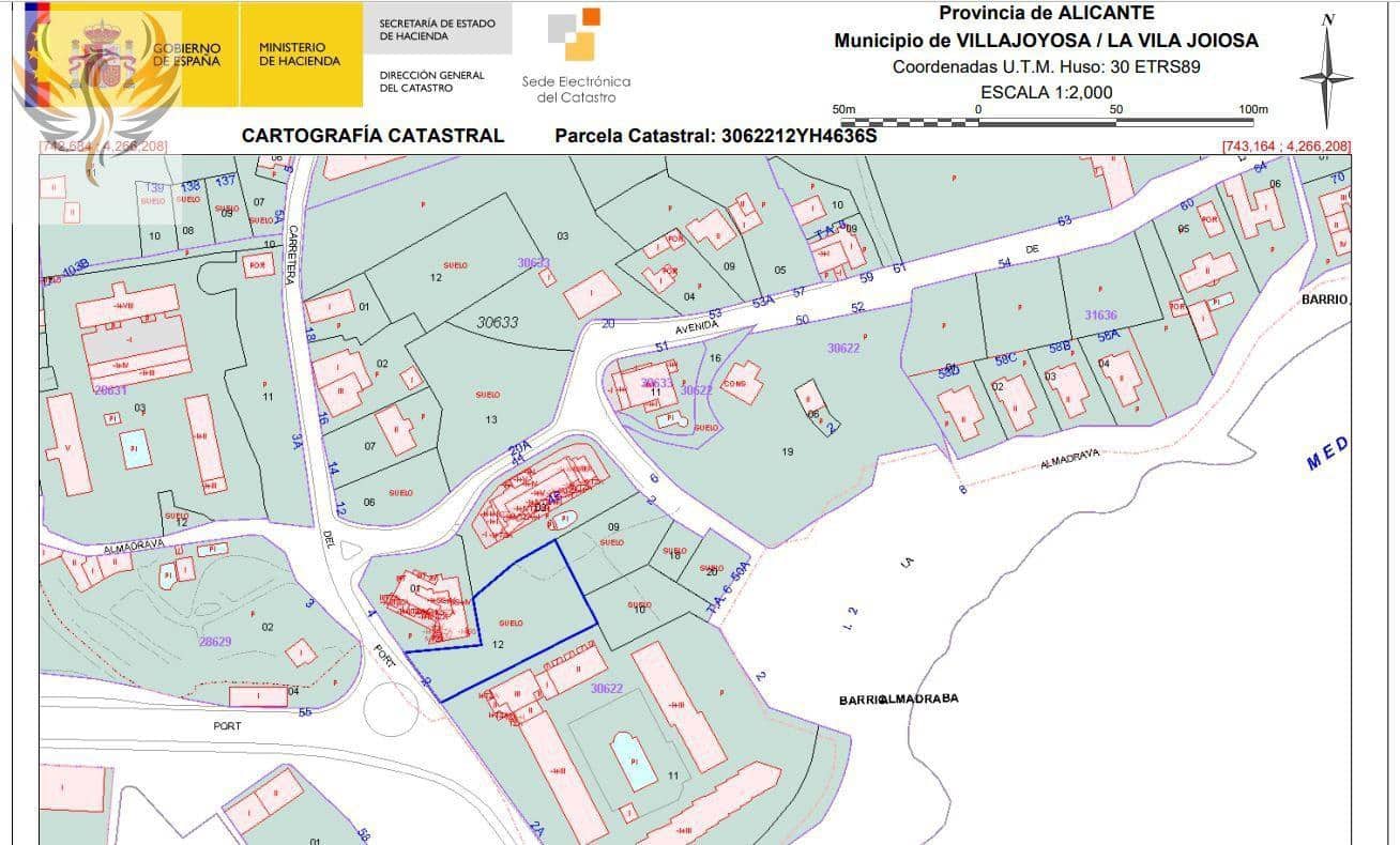 Tomt till salu i La Villajoyosa / Vila Joiosa - 2 600 000 € (Ref: 7624233)