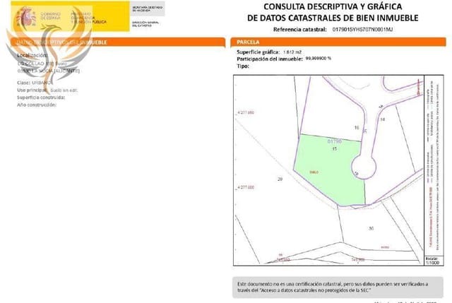 Byggegrund til salg i La Nucia Pueblo  , La Nucia - € 450.000 (Ref: 7873116)