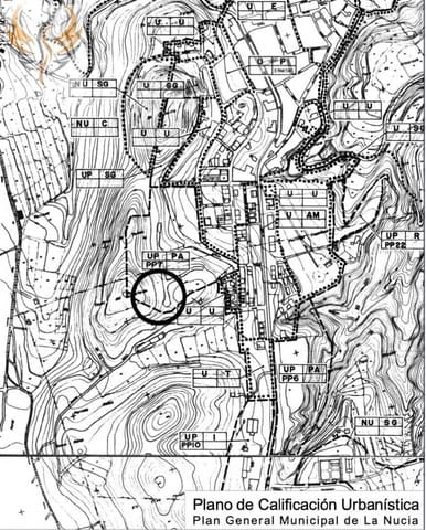 Byggegrund til salg i La Nucia Pueblo  , La Nucia - € 450.000 (Ref: 7873116)