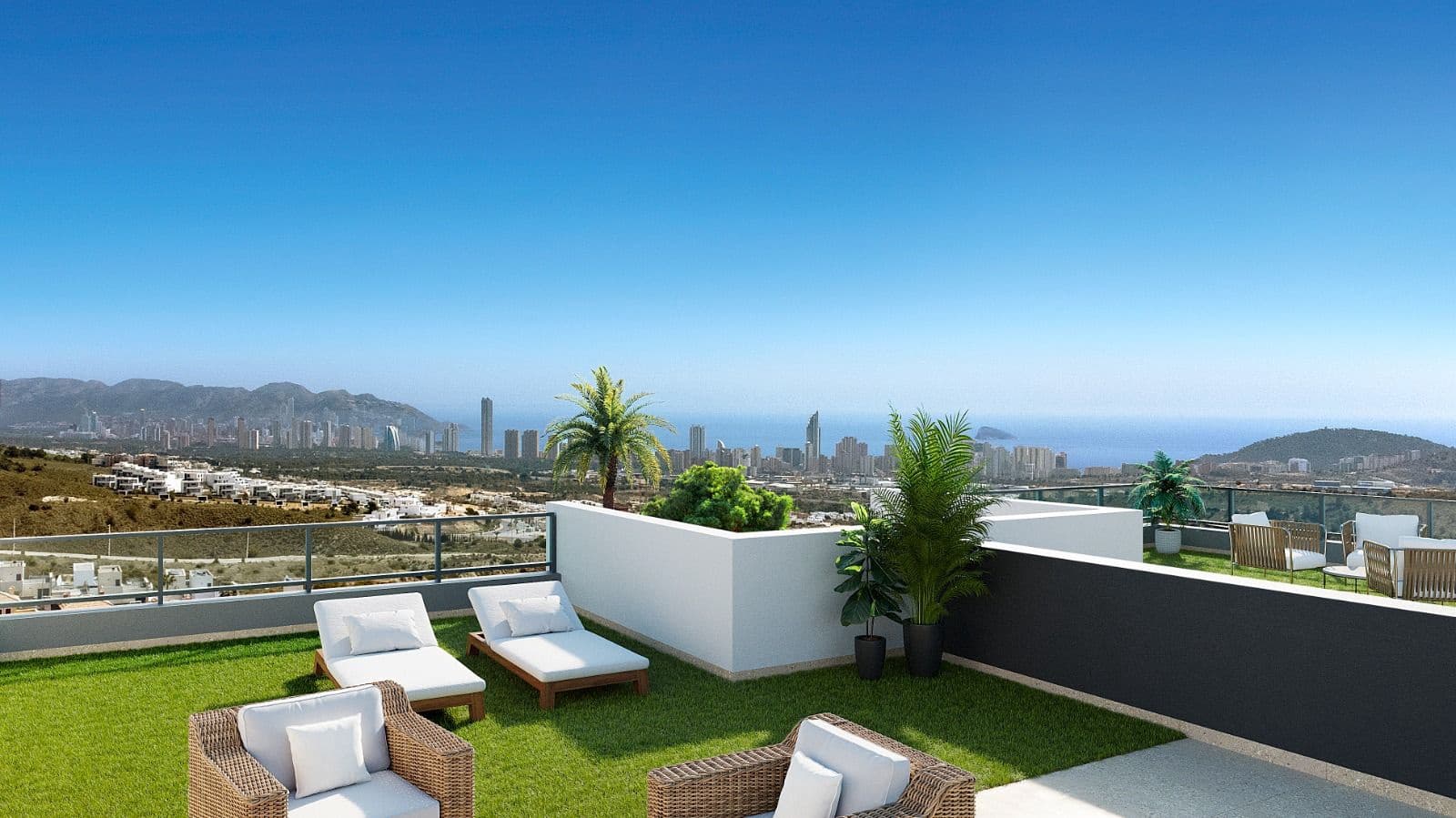 3 bedroom Terraced Villa for sale in Finestrat with pool garage - € 387,000 (Ref: 8371391)