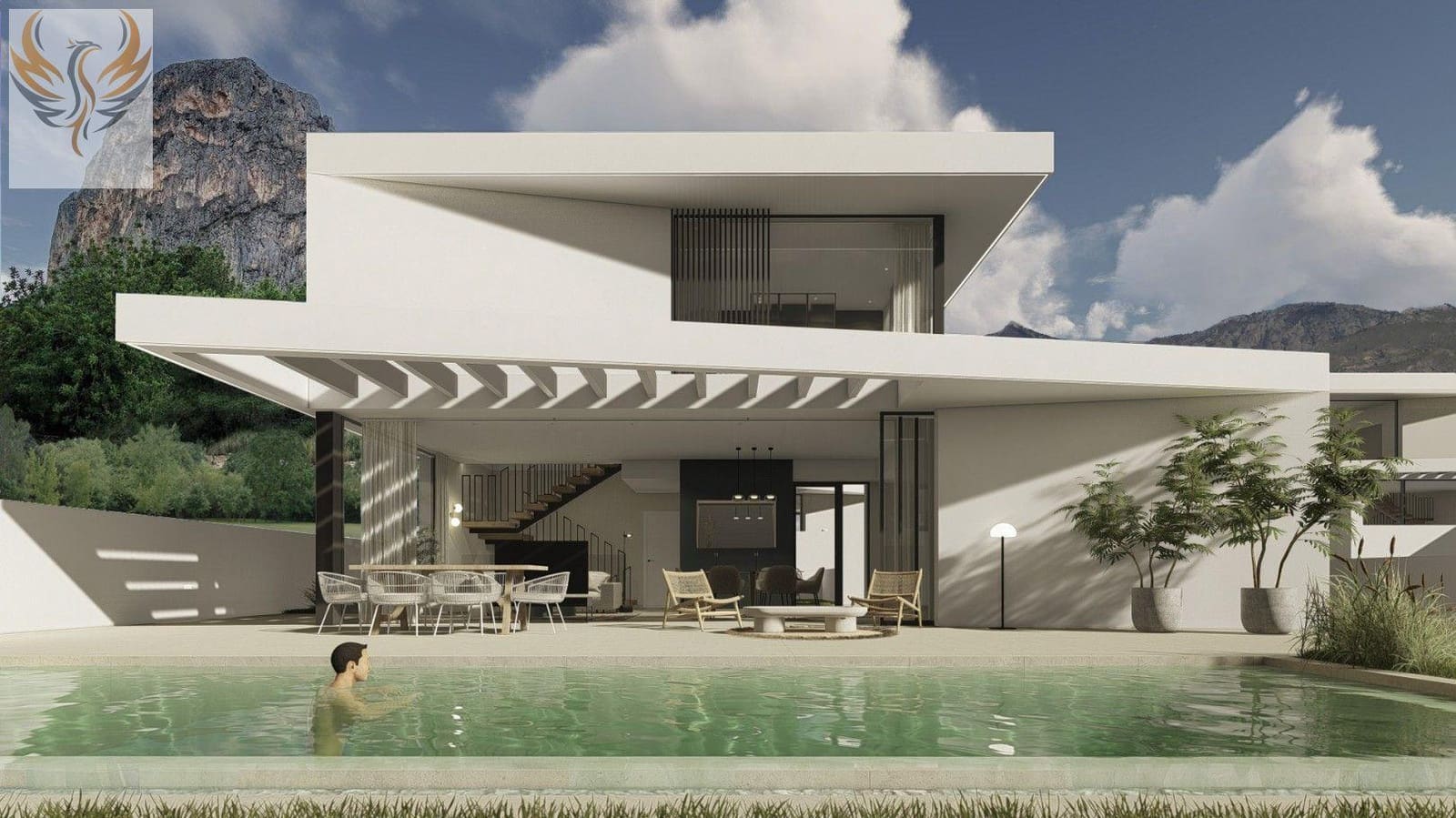 3 makuuhuone Huvila myytävänä paikassa Polop mukana uima-altaan 
autotalli - 650 000 € (Ref: 8373057)