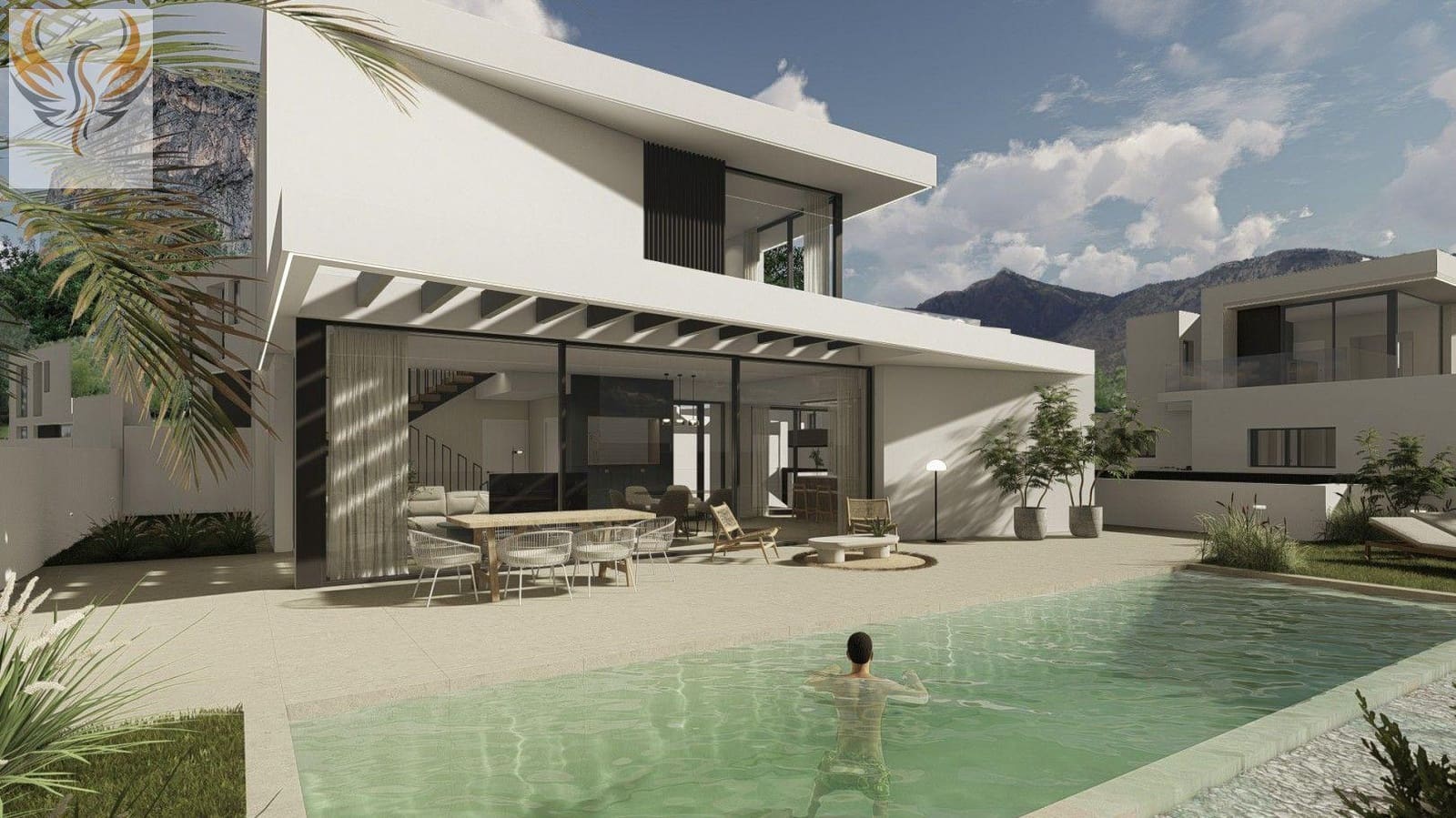 3 makuuhuone Huvila myytävänä paikassa Polop mukana uima-altaan 
autotalli - 650 000 € (Ref: 8373057)