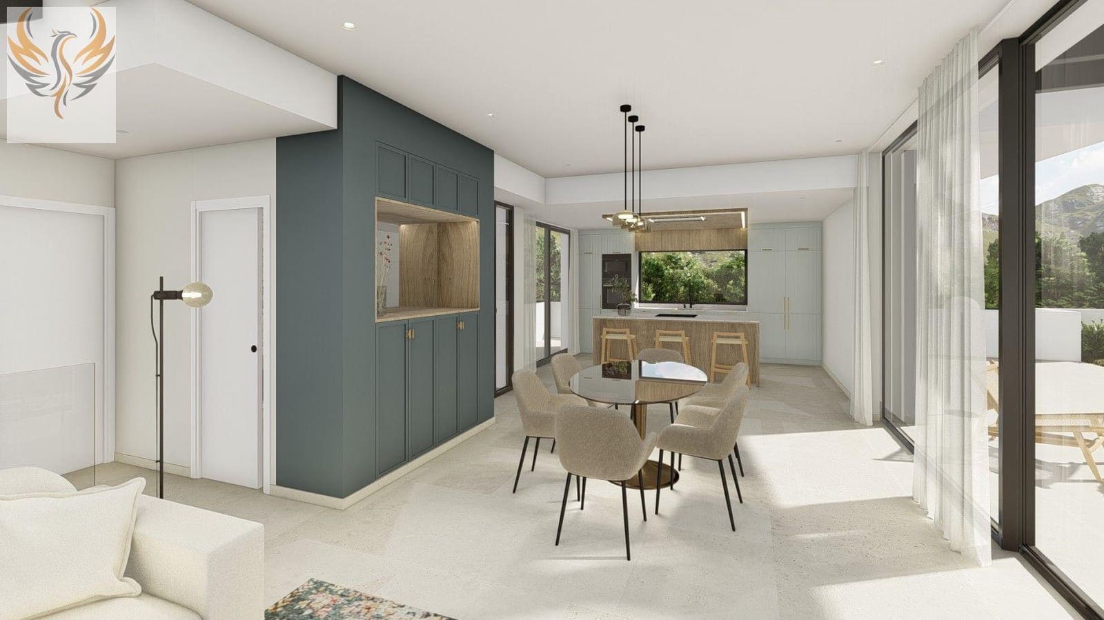 3 makuuhuone Huvila myytävänä paikassa Polop mukana uima-altaan 
autotalli - 650 000 € (Ref: 8373057)