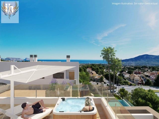 4 soveværelse Rækkehus til salg i Coloma  , La Nucia med swimmingpool garage - € 380.000 (Ref: 8373060)