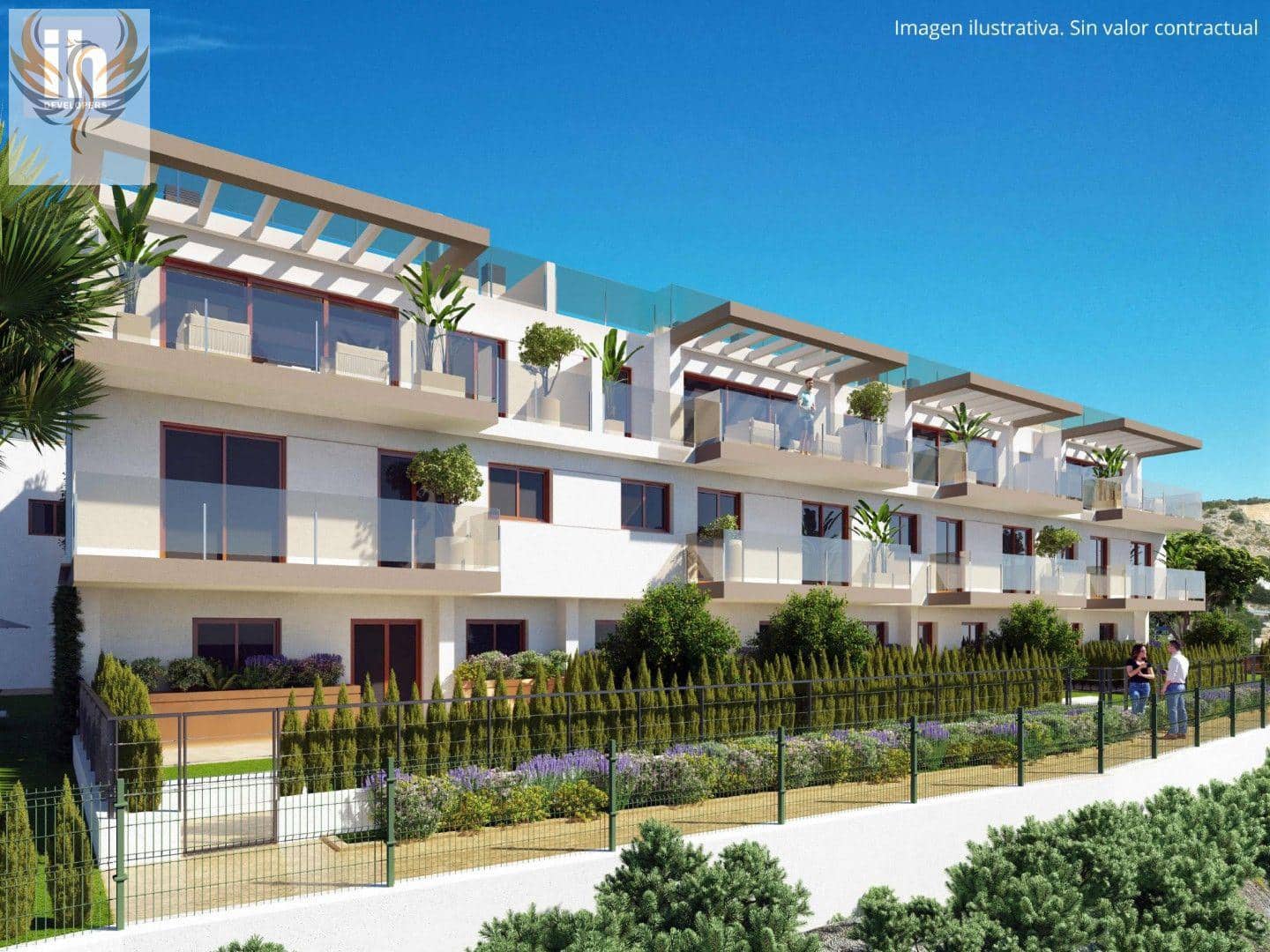 4 soverom Rekkehus til salgs i La Nucia med svømmebasseng garasje - € 380 000 (Ref: 8373060)