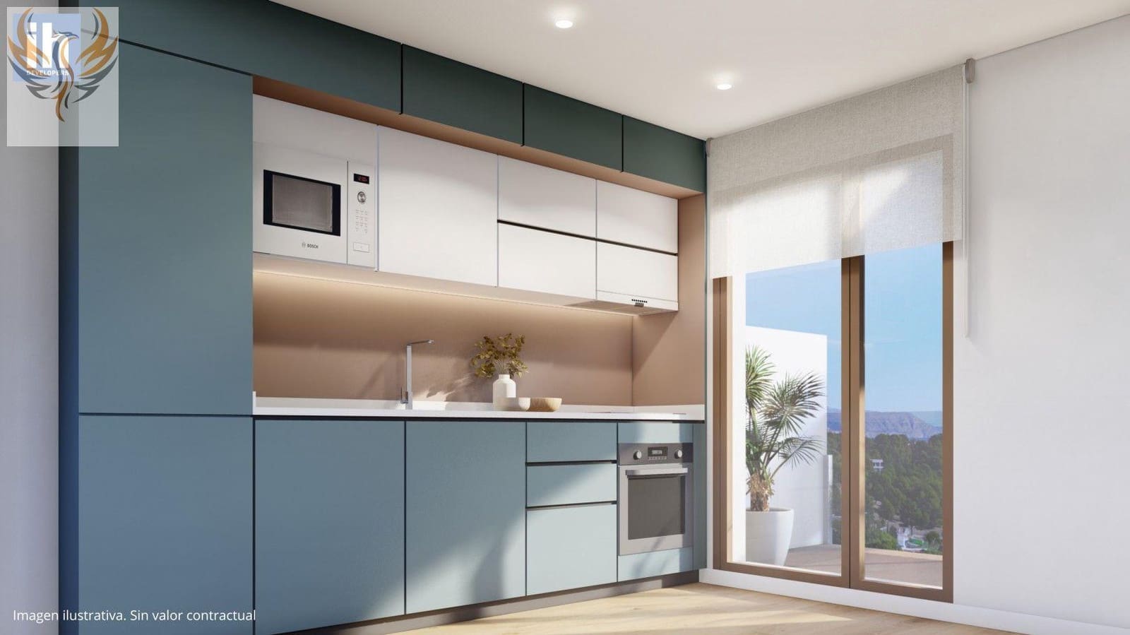 4 soverom Rekkehus til salgs i La Nucia med svømmebasseng garasje - € 380 000 (Ref: 8373060)