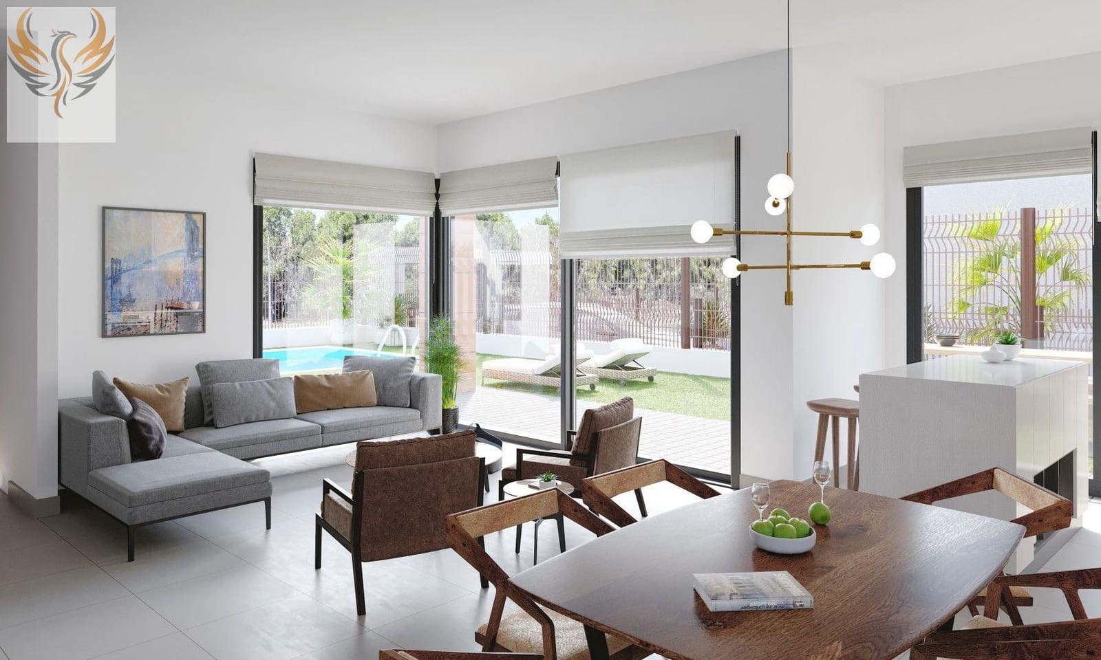 3 bedroom Villa for sale in Finestrat with pool garage - € 535,000 (Ref: 8373066)