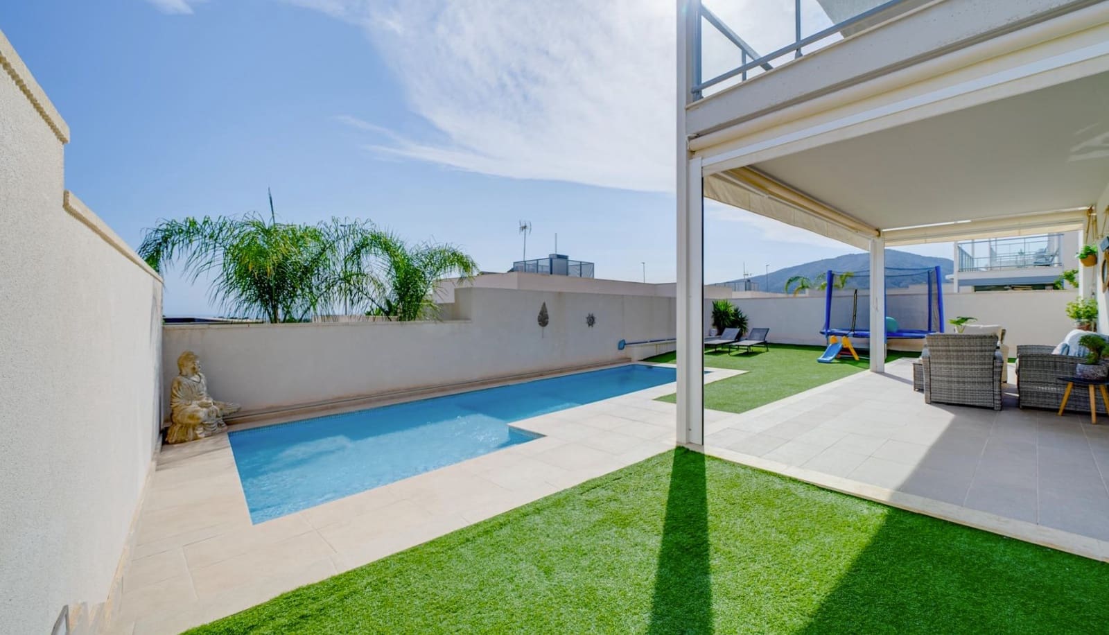 4 makuuhuone Huvila vuokrattavana paikassa Finestrat mukana uima-altaan - 2 800 € (Ref: 8651504)