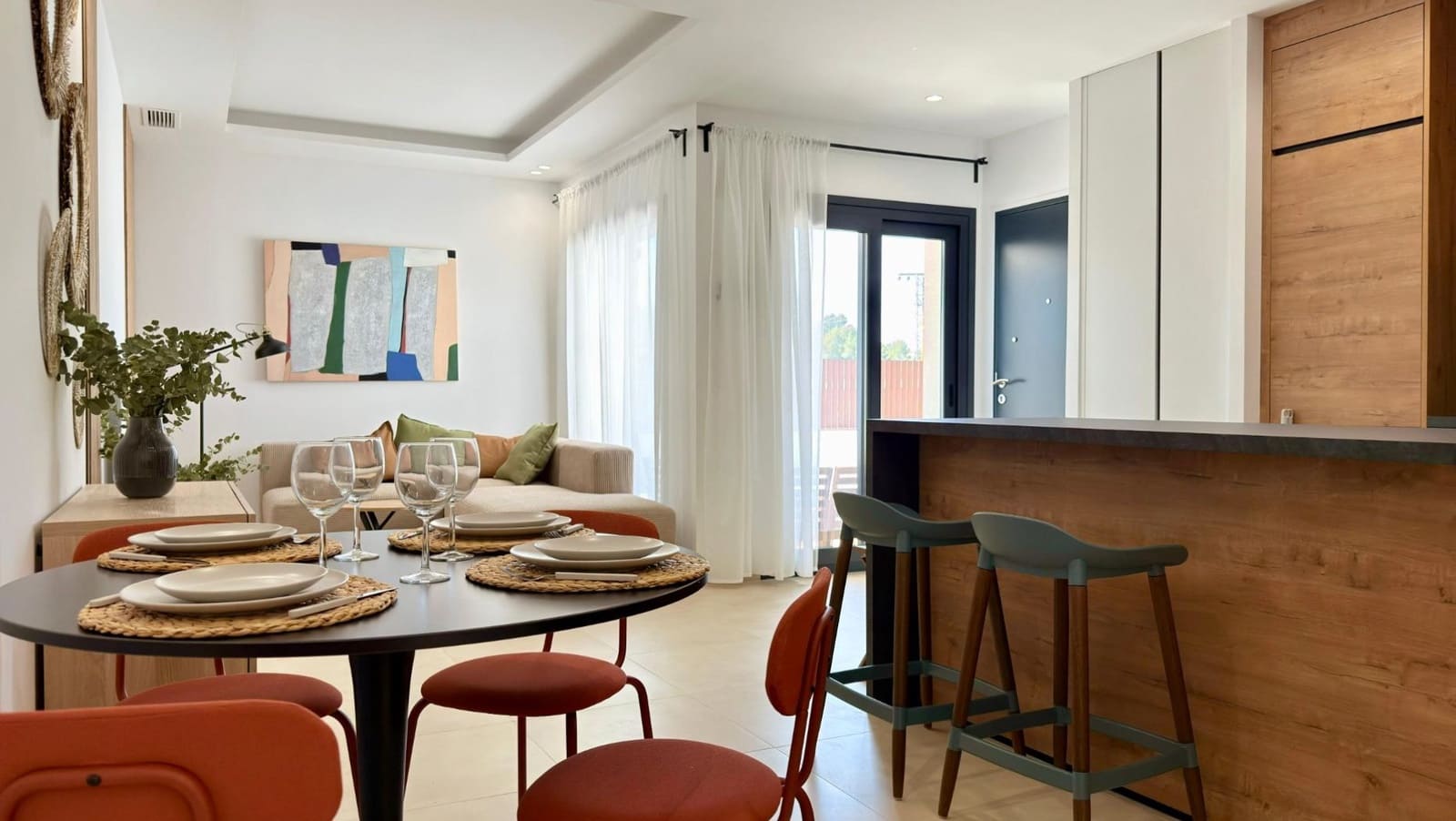 2 slaapkamer Villa te huur in Finestrat met zwembad garage - € 1.890 (Ref: 9060081)