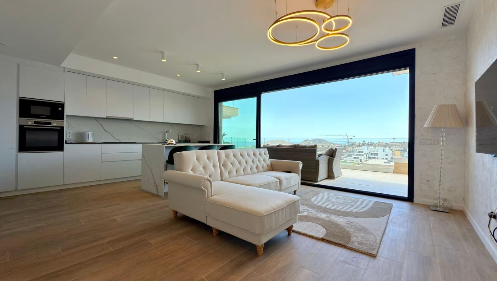 2 sovrum Lägenhet att hyra i Finestrat med pool - 1 900 € (Ref: 9129505)