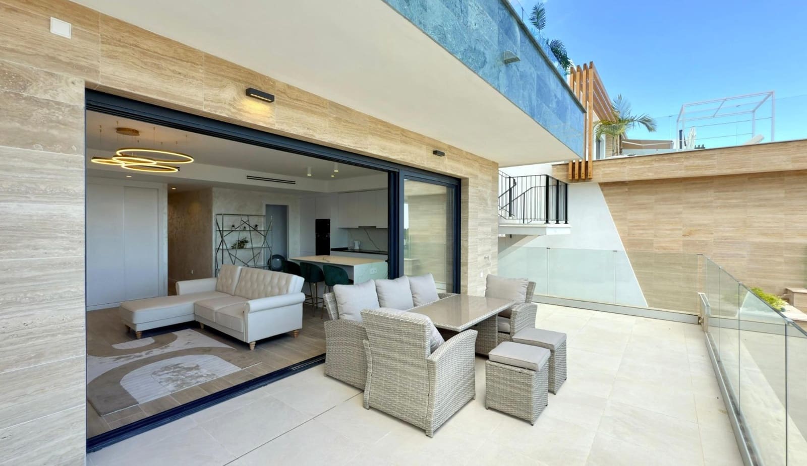 2 sovrum Lägenhet att hyra i Finestrat med pool - 1 900 € (Ref: 9129505)