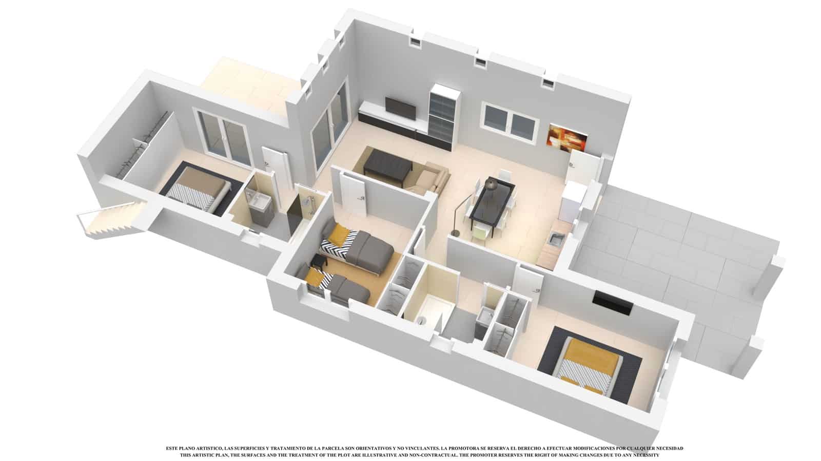 2 bedroom Villa for sale in Los Alcazares with pool - € 245,000 (Ref: 9136516)