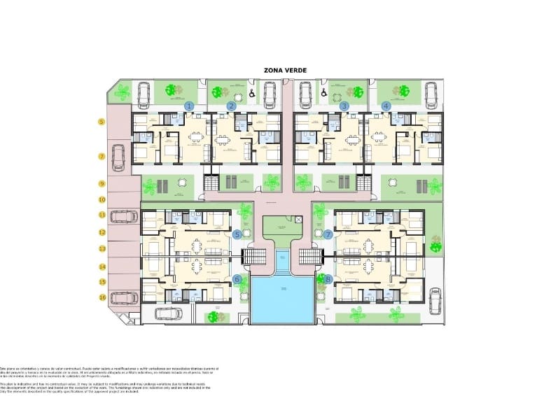 2 slaapkamer Penthouse te koop in Pilar de la Horadada met zwembad - € 253.500 (Ref: 9136533)