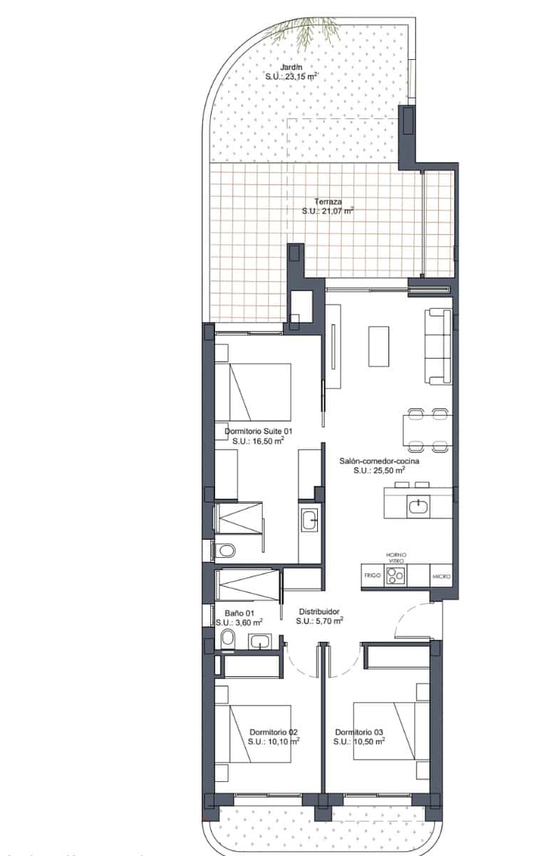 2 slaapkamer Bungalow te koop in Ciudad Quesada met zwembad - € 269.000 (Ref: 9136539)