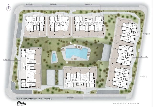 2 chambre Appartement à vendre à La Florida, Orihuela avec piscine - 272 000 € (Ref: 9136545)