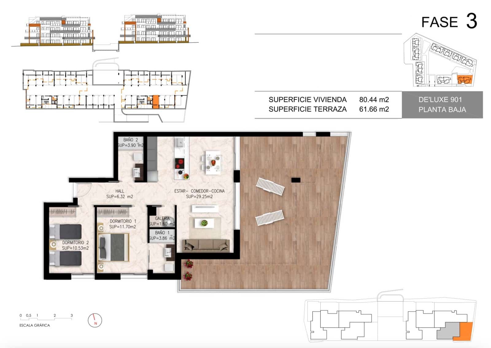 2 quarto Apartamento para venda em Orihuela com piscina - 272 000 € (Ref: 9136545)