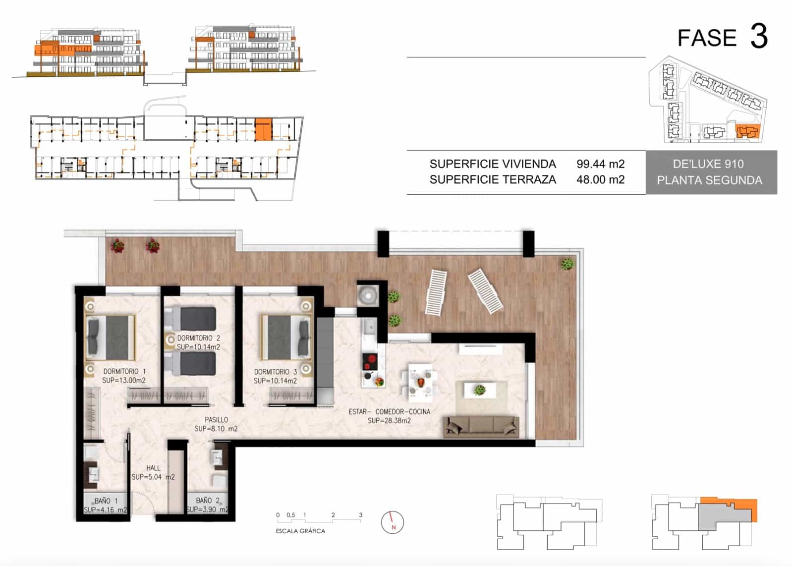 2 quarto Apartamento para venda em Orihuela com piscina - 272 000 € (Ref: 9136545)